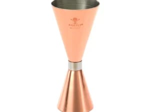 Slim Style jigger, kobber tallerken med rustfrit stål bånd, 2 oz., Barfly - Billede 4
