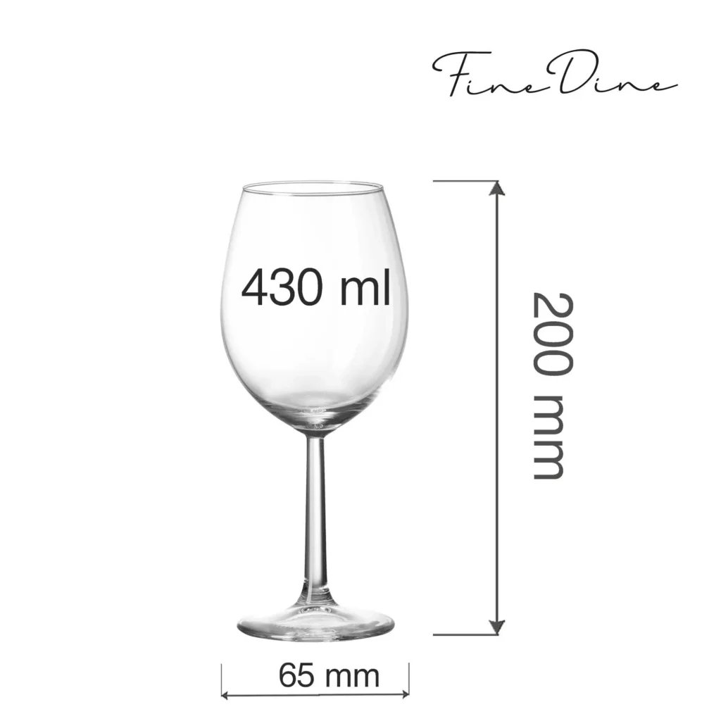 Volare banquet vinglas 430ml - Billede 4
