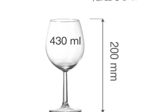 Volare banquet vinglas 430ml - Billede 4