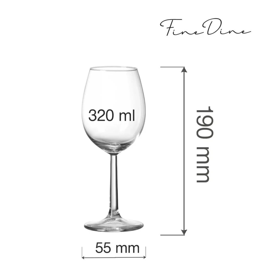 Volare banquet vinglas 320ml - Billede 3