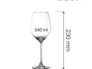 Cantare vinglas, 540ml - Billede 2