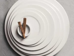 Dove flad rim tallerken, 300 mm - Billede 6