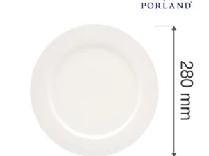 Dove flad rim tallerken, 280mm - Billede 5