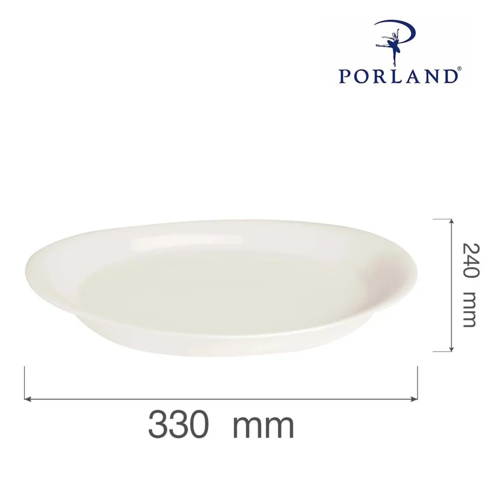 Dove oval fad, 330x240mm - Billede 4