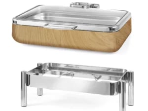 Madeira De Luxe ramme til induktionsvarmefad GN 1/1 med glaslåg - Billede 3