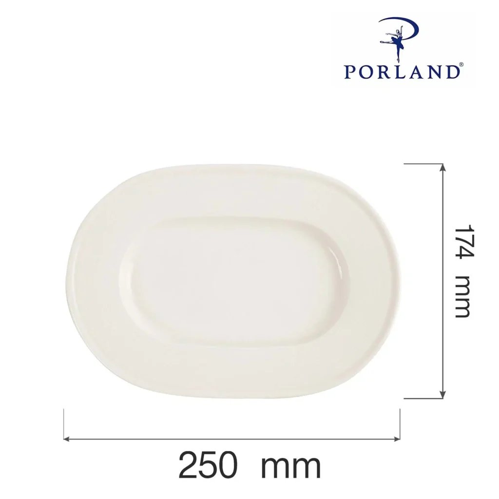 Linje oval fad, 250mm - Billede 5