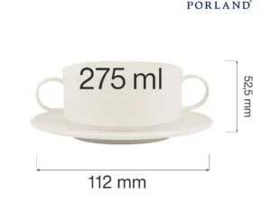 Line suppe skål, 110mm - Billede 2