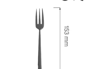 Amarone Sort kage gaffel, OVE, 153 mm - Billede 6
