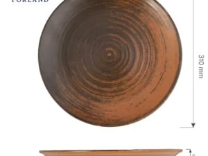Lykke Brown flad tallerken, 170 mm - Billede 6