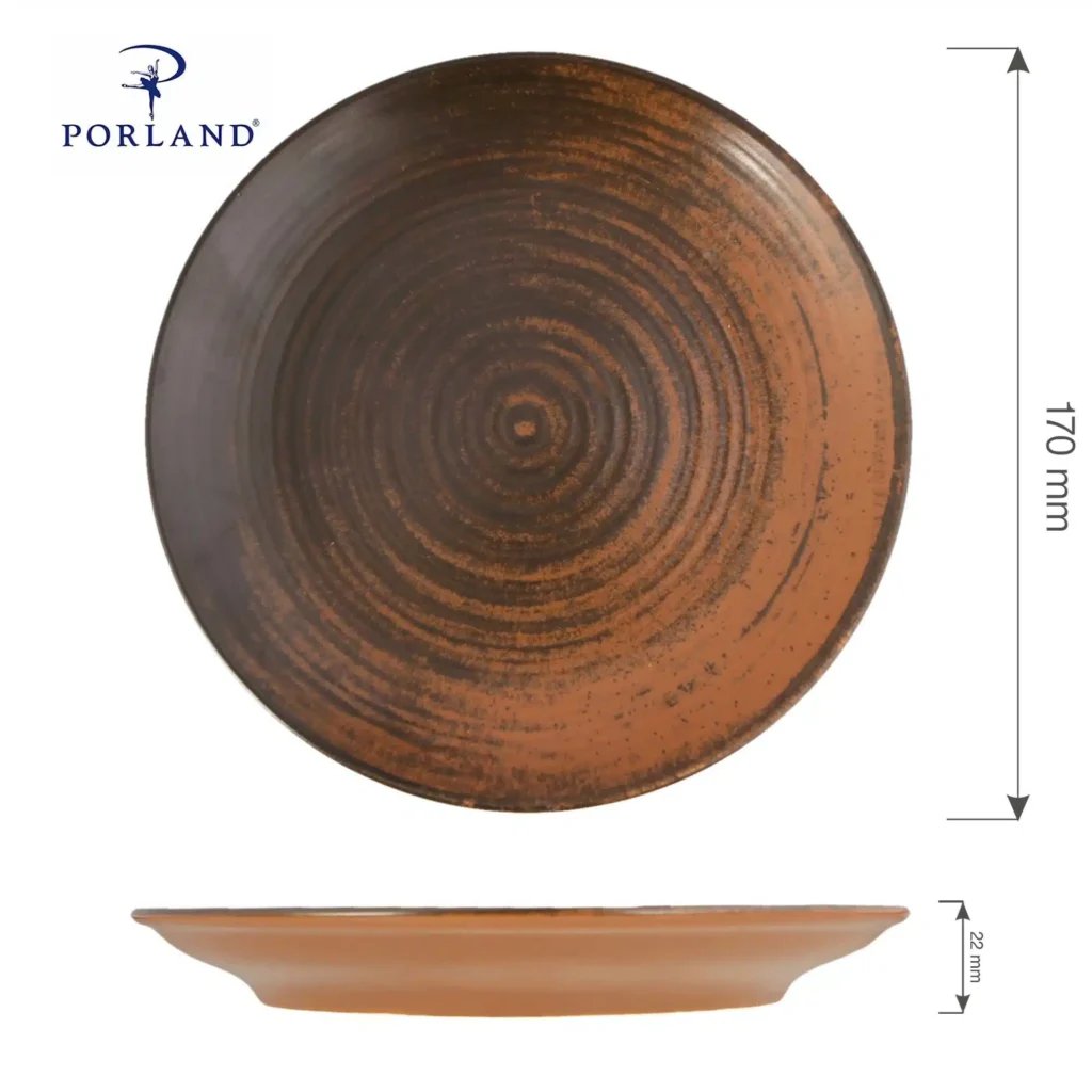 Lykke Brown flad tallerken, 170 mm - Billede 5