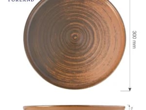 Lykke Brown høj kant tallerken, 180 mm - Billede 6