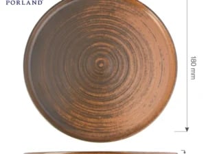 Lykke Brown høj kant tallerken, 180 mm - Billede 5
