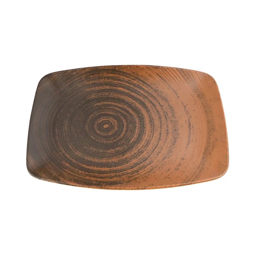 Lykke Brown oval tallerken, 270 mm - Billede 2