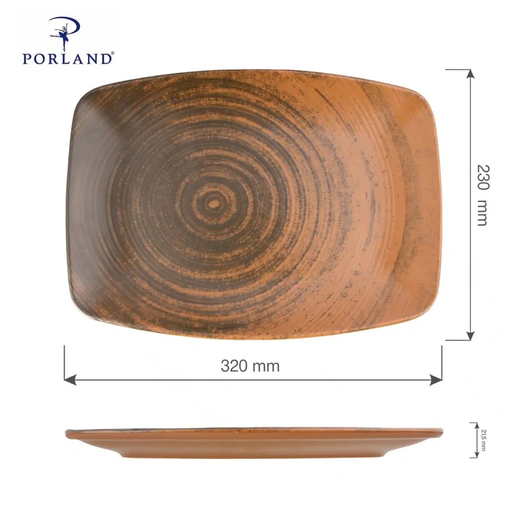 Lykke Brown oval tallerken, 270 mm - Billede 5