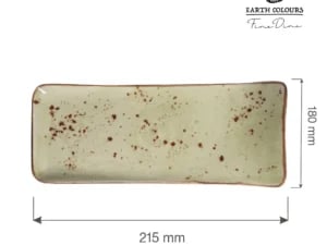 Oliven serverings tallerken, 215x180mm - Billede 3