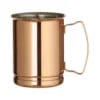Kruss kobber tallerken, Bar op, Øl krus, 0,4L, Kobber, o85x(H)105mm