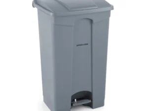 Firkantet affaldsbeholder med fodpedal, 68L, 504x412x(H)673mm