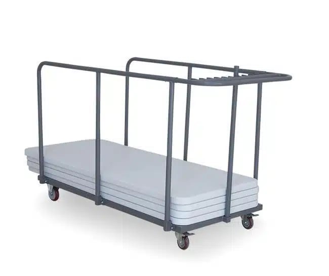 Vogn til cateringborde, 1800x850x(H)990mm