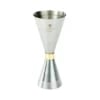 Slim Style jigger, rustfrit stål m/guld bånd, 2 oz., Barfly