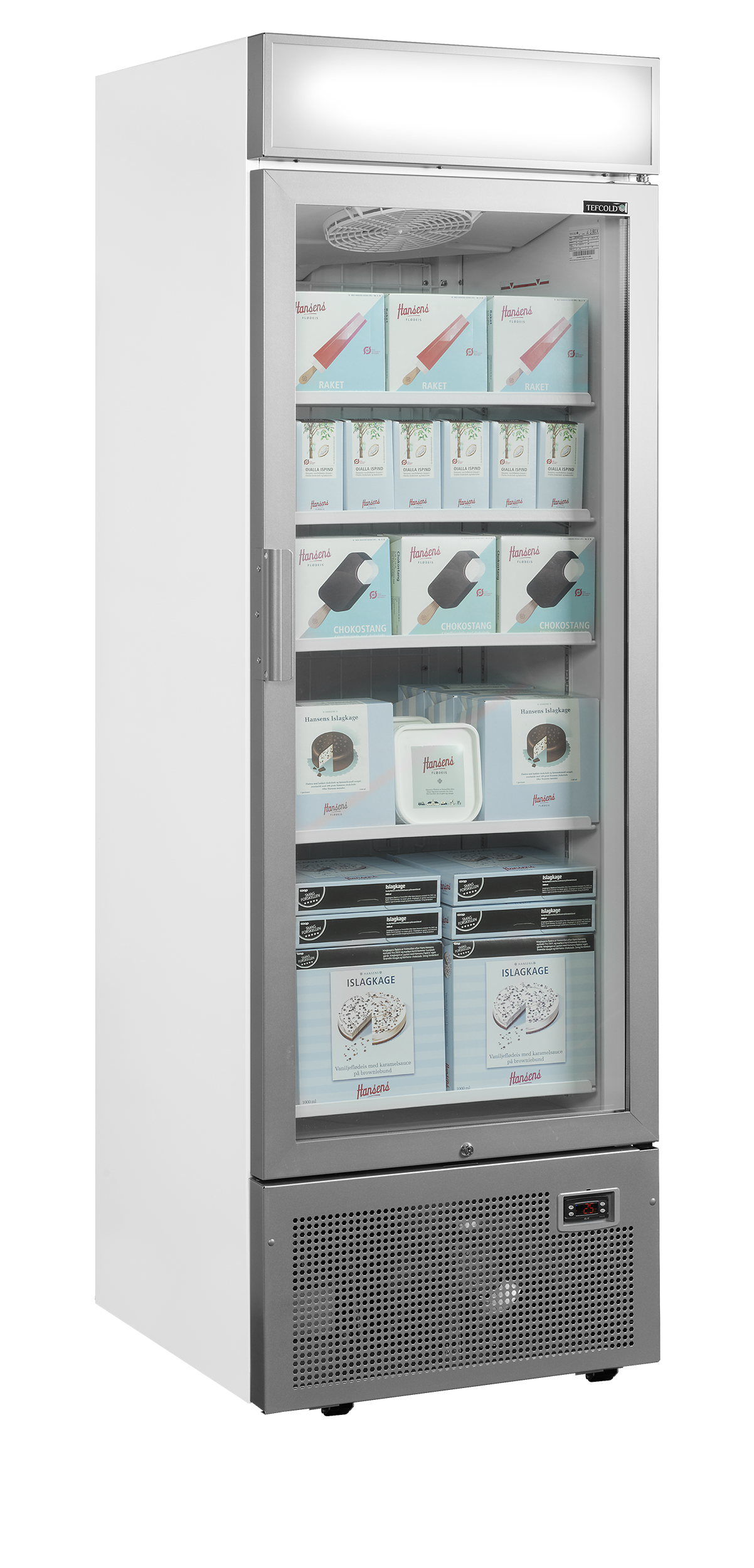 UFSC1450GCPNFSilver Display fryser - Billede 2