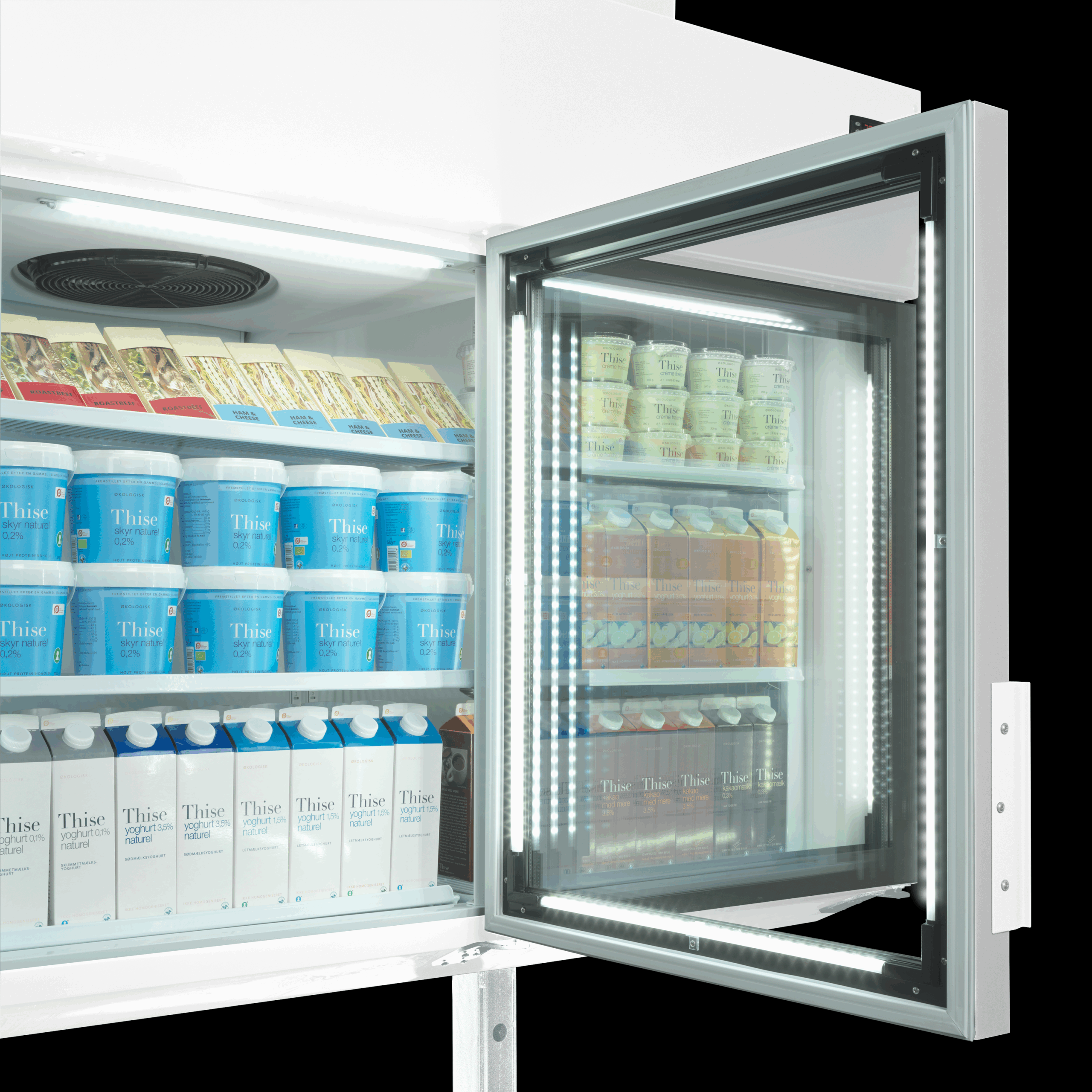 MTF185 Supermarkedsdisplayfryser med 545 liter og 272 kg nettovægt - Billede 7