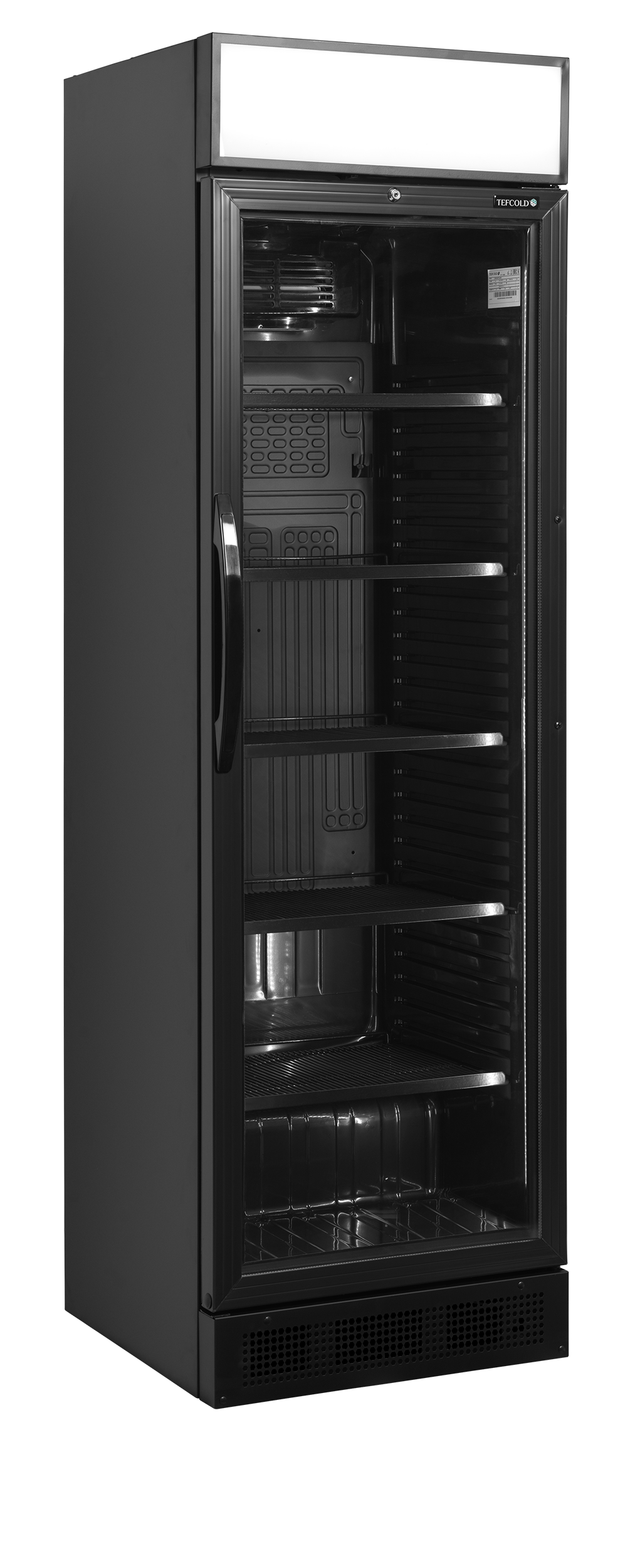 CEV425CPBLACK Sort flaskekøleskab