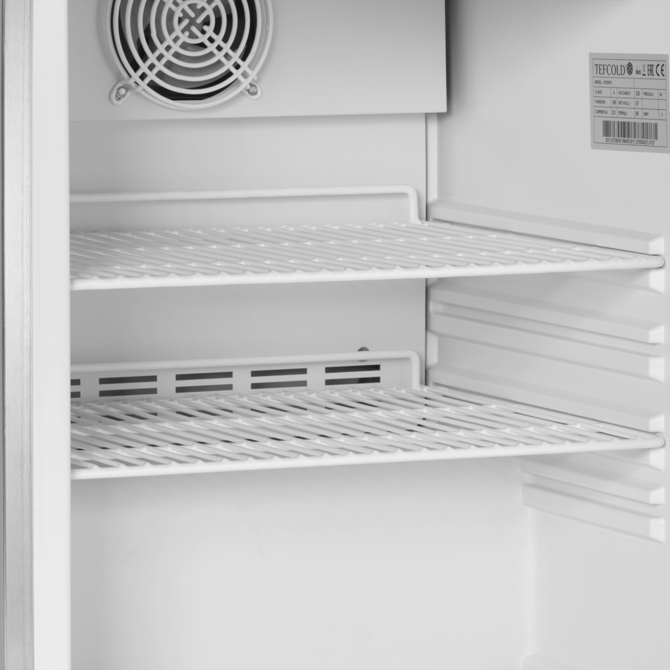UF200VS Lagerfryseskab i rustfrit stål, 200 liter - Billede 7