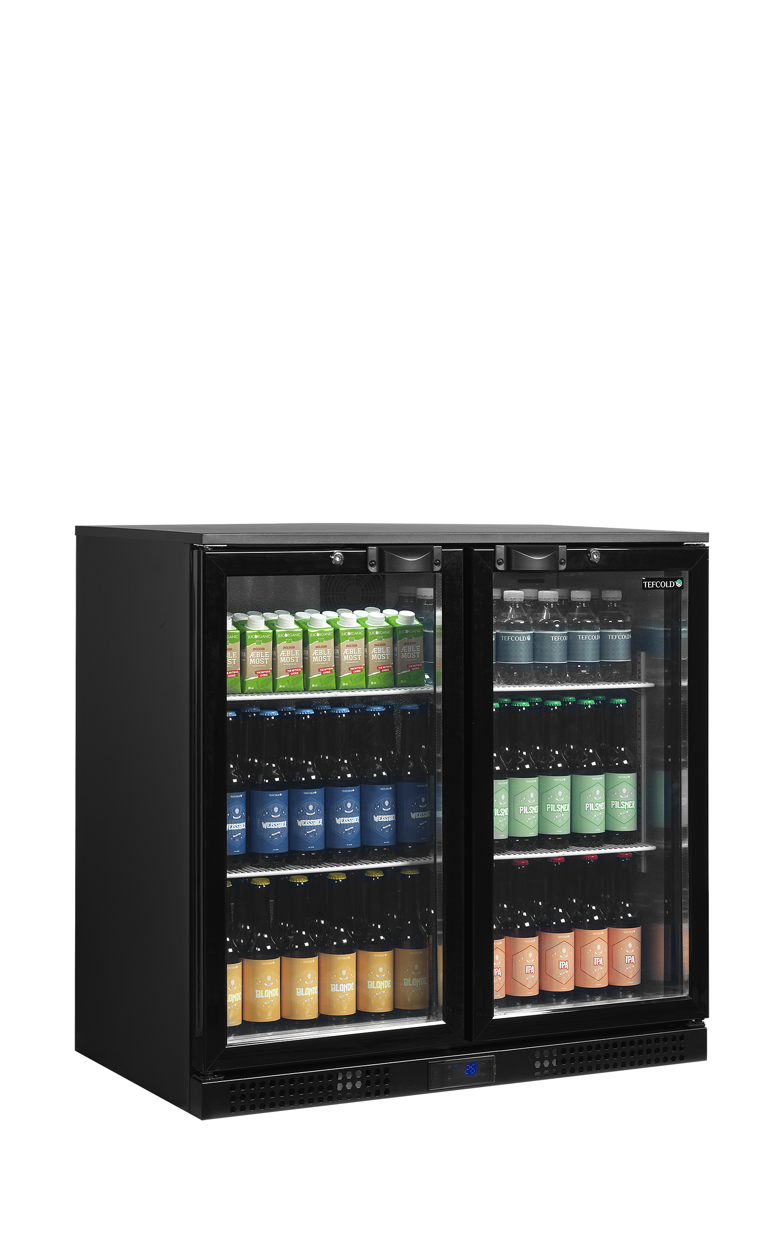 DB201H Energibesparende Backbar-Køleskab med Dobbeltglasdøre - Billede 6