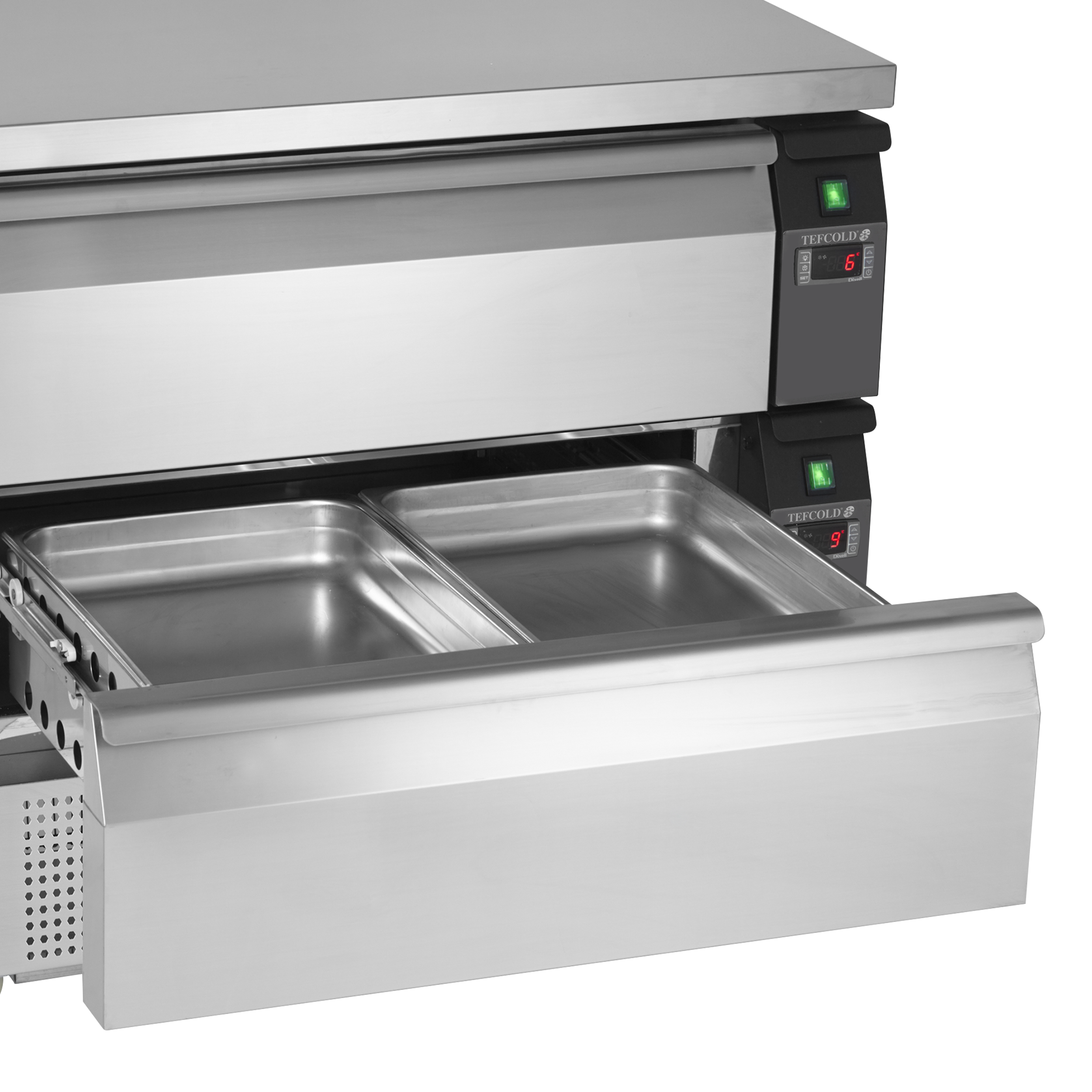 UD2-2 Rustfrit Stål Uni-Drawer med 179L Kapacitet og 240kg Belastning - Billede 6