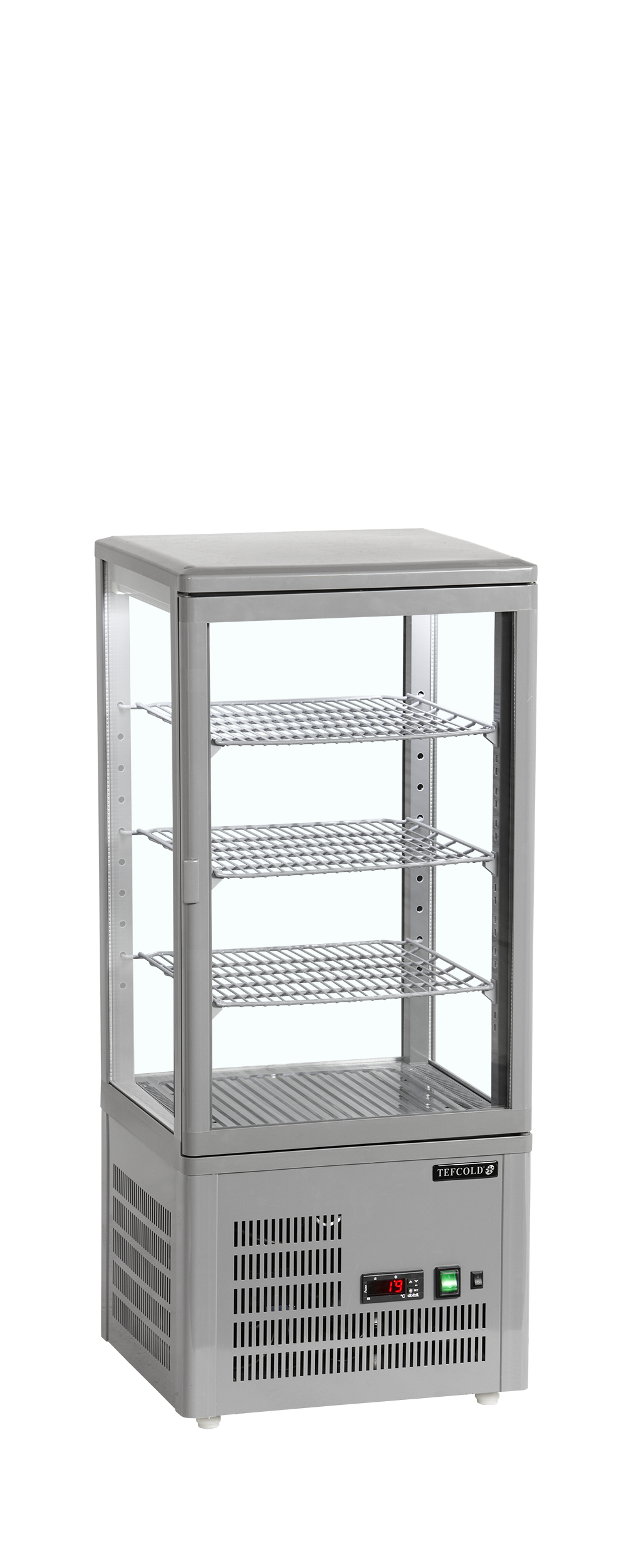 UPD80-GREY Bordmodel Display Kølemontre, 80L, Grå - Billede 4