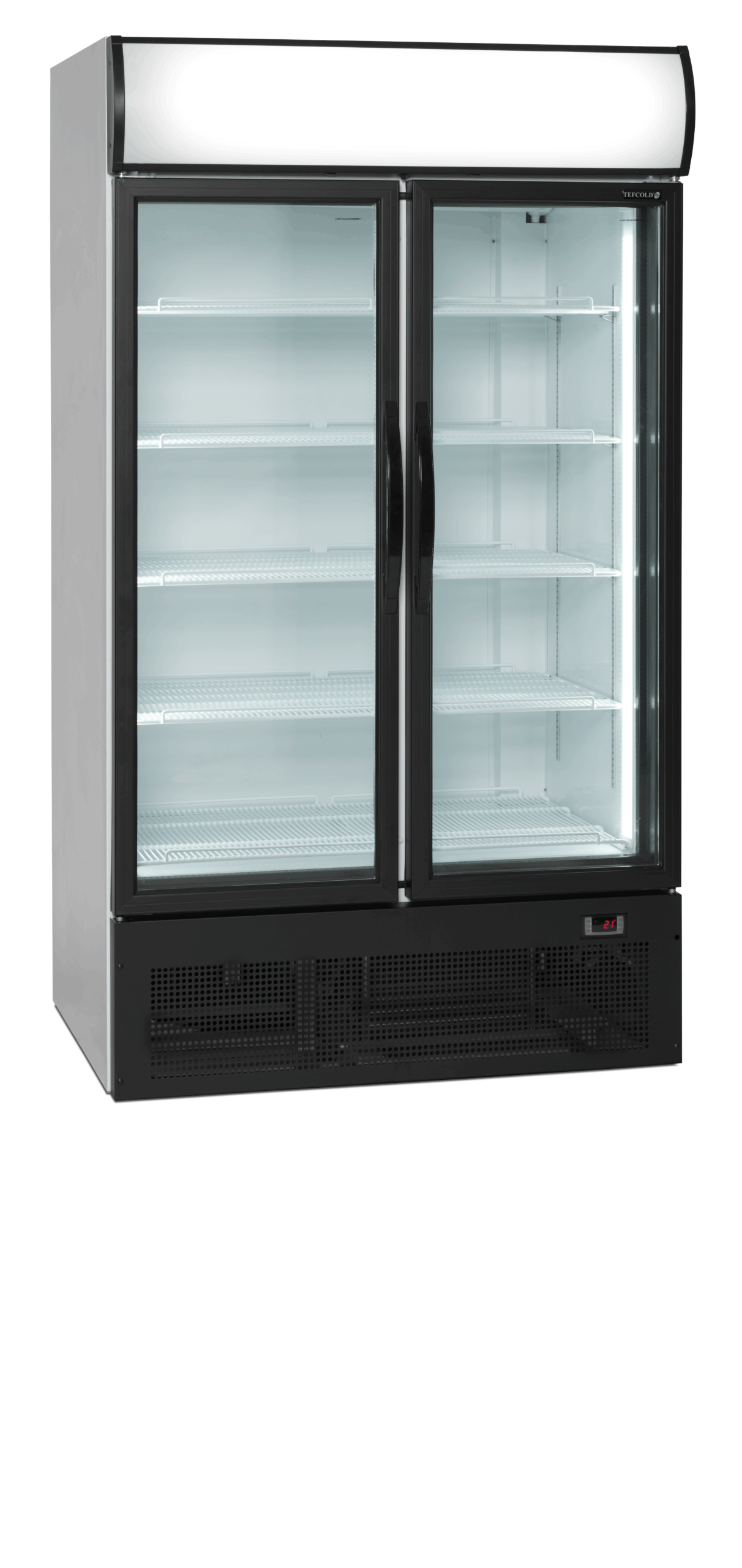 FSC1950H 2-Dørs Displaykøler med Lystop, 710 Liter - Billede 4