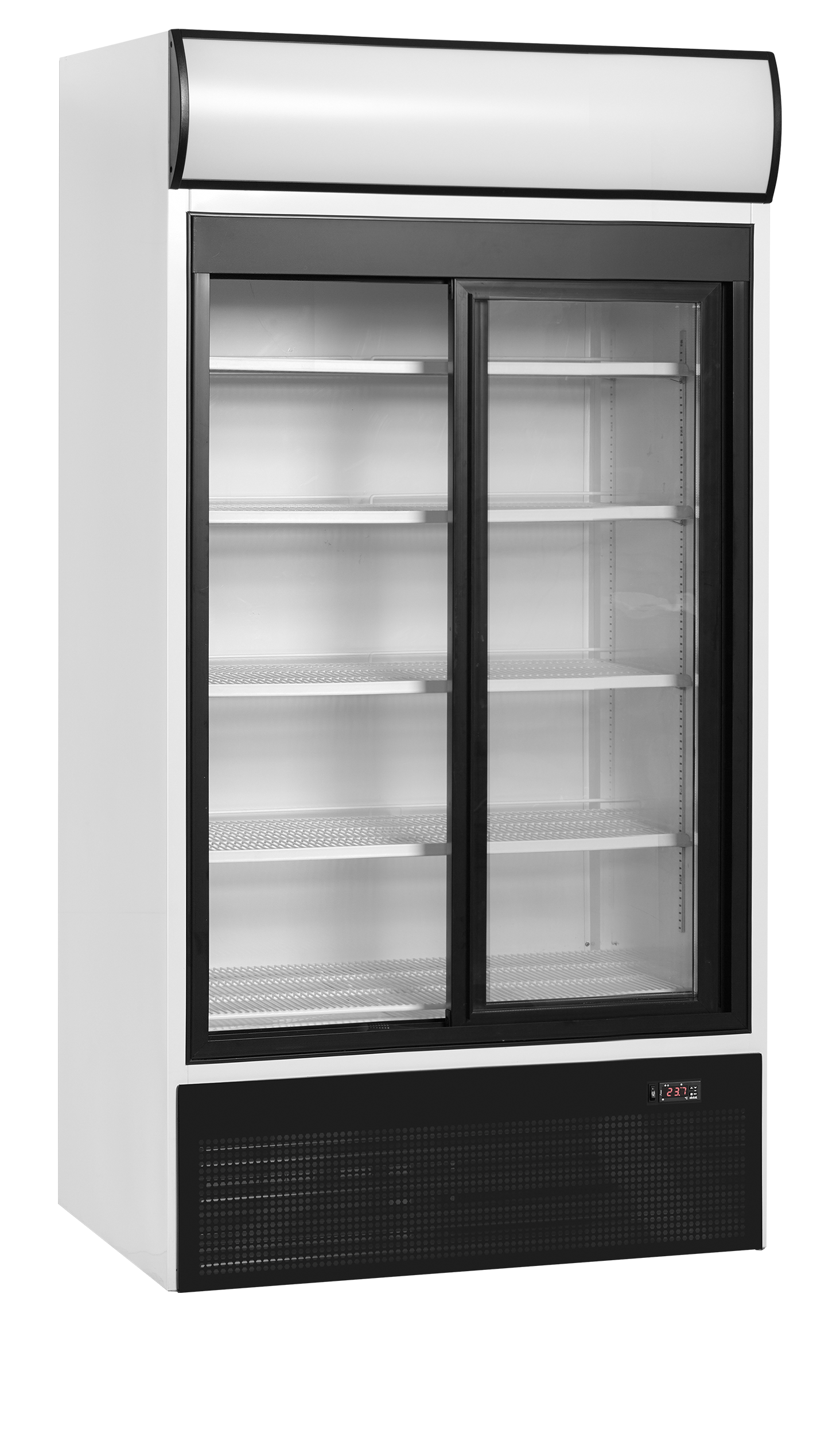FSC1000S 2-dørs Displaykøleskab med Lystop, 771 Liter - Billede 4