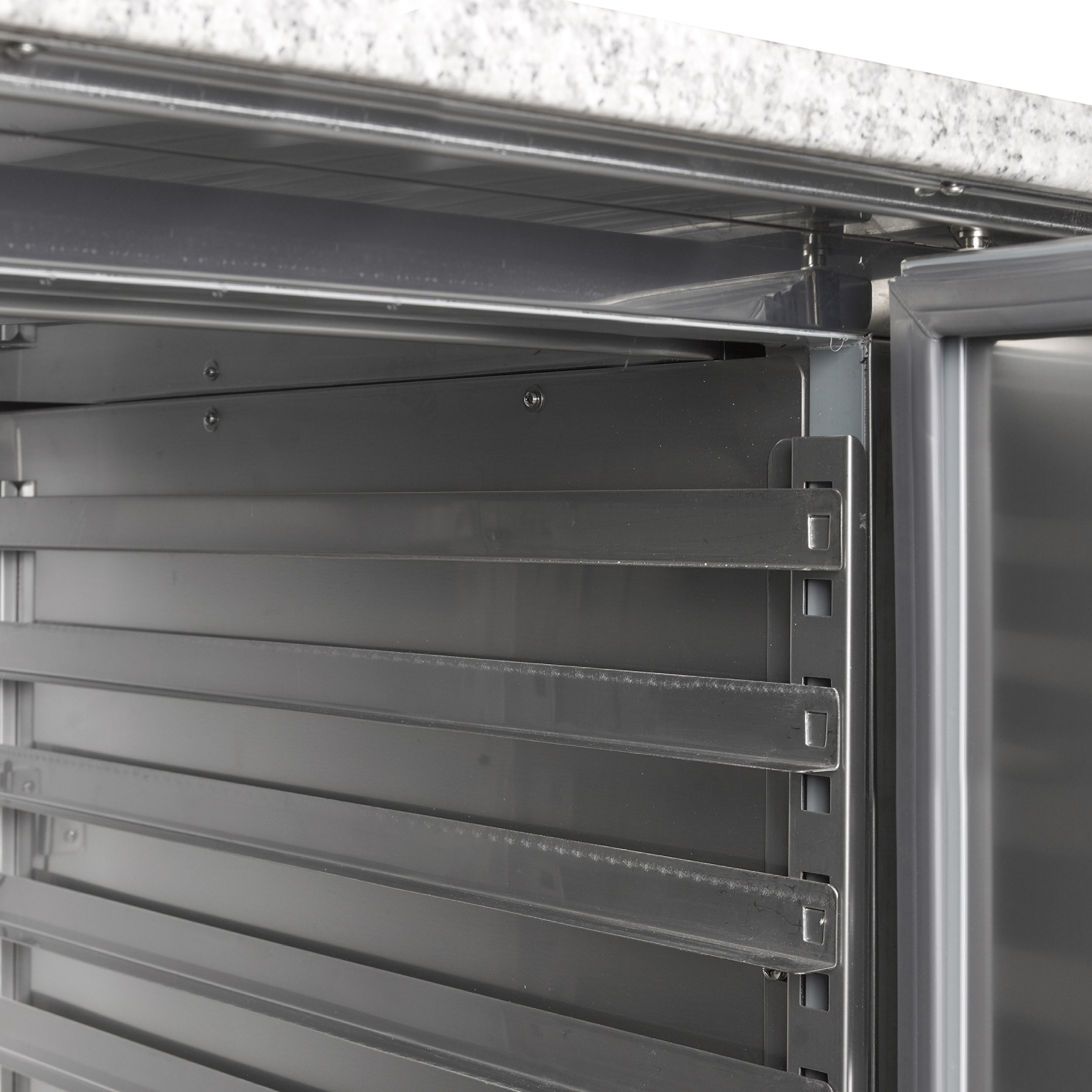 PT1310 Rustfrit Pizzabord med Granitplade og Ventilationskøling - Billede 5