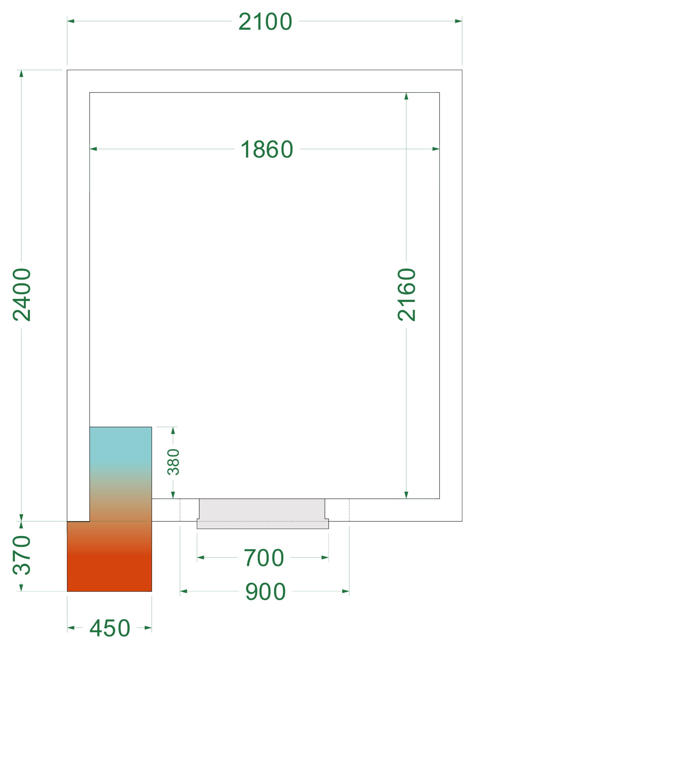CRNF2124 Fryserum med 7,87 m³ volumen og 2000 kg/m² gulvbelastning - Billede 4