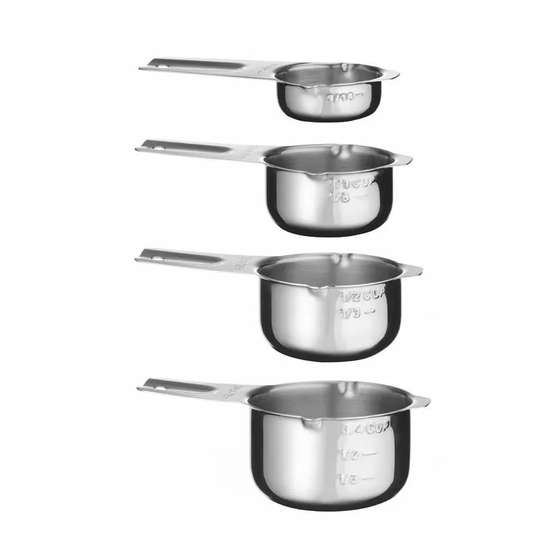 Målebæger - sæt af 4 stk., Bar op, 135x80x(H)45mm - Billede 2