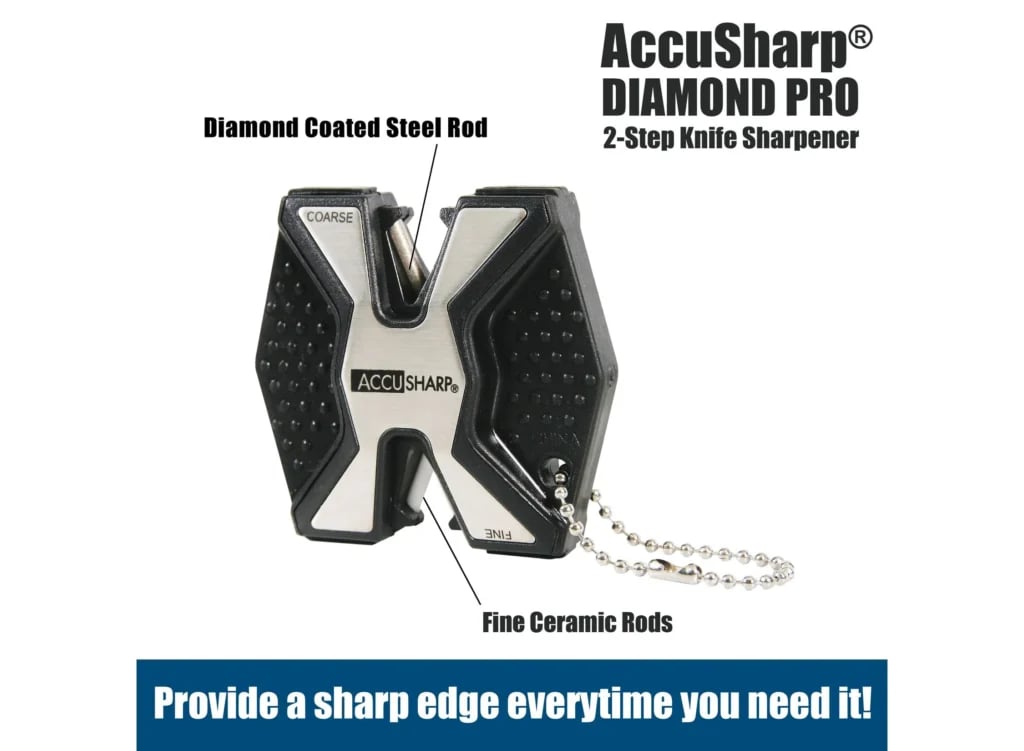 Accusharp Knivsliber 2-trin, Diamond PRO, 6-kantet - Billede 4