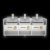Josper Basque Grill PVJ-76-3-3-MB Individual triple grill