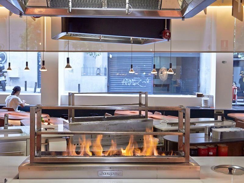 Josper RGJ-100 Robatagrill med åben kulgrill