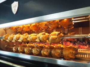 Josper ASJ-130 rotisserie med roterende spyd