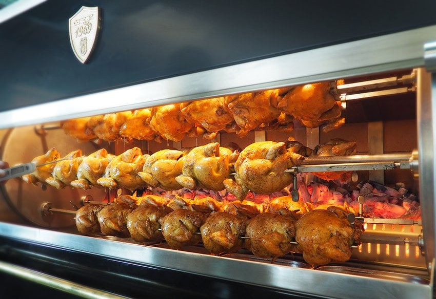 Josper ASJ-130 rotisserie med roterende spyd