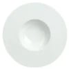 Gourmet Tallerken Ø25cm. - Saturno White - NovaEco Porcelæn