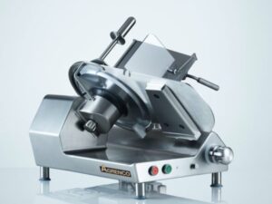 Agrenco RR300F skæremaskine med rustfri konstruktion og 300 mm snedstillet klinge