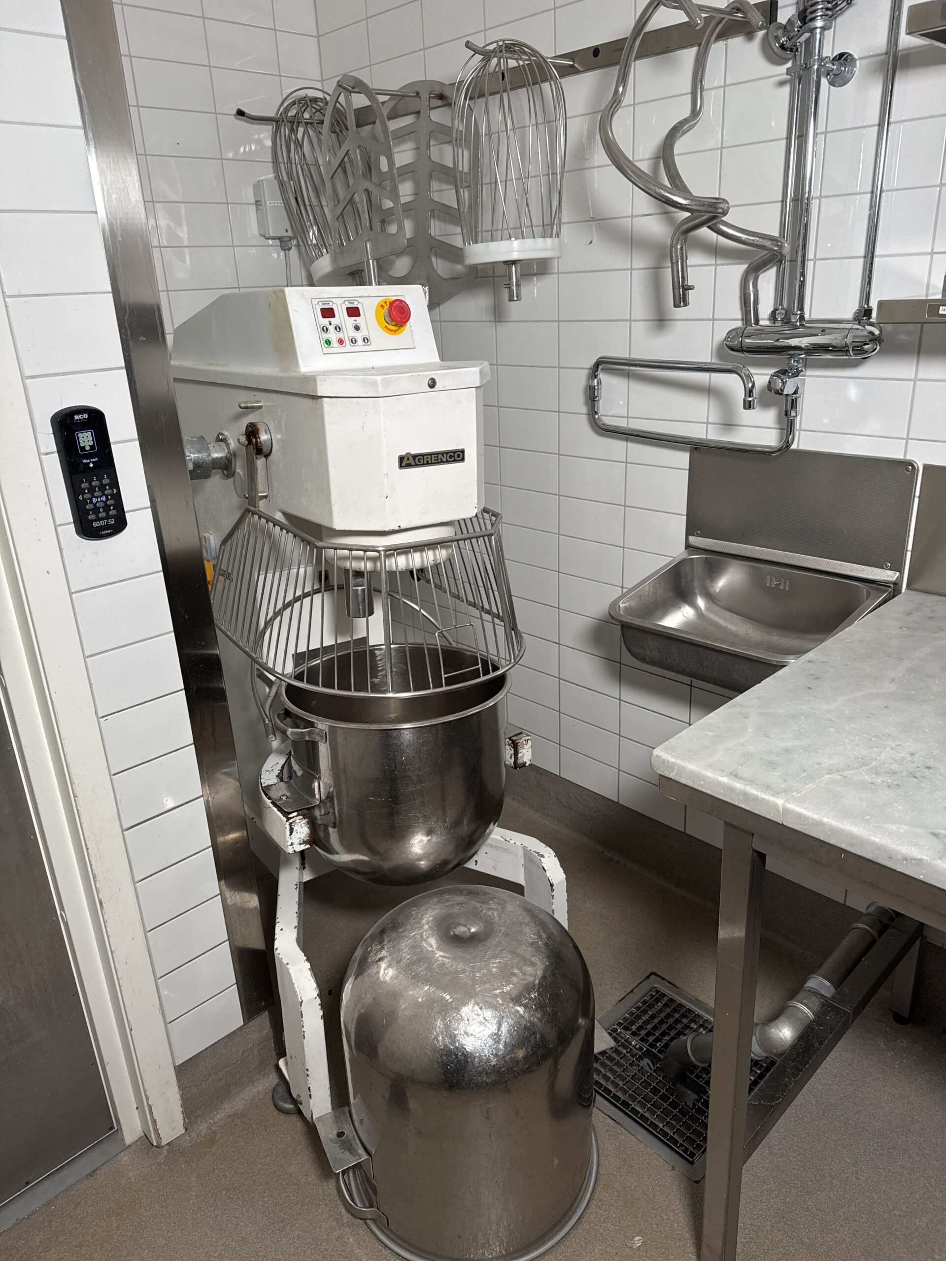 Agrenco AN60 røremaskine med kontrolpanel