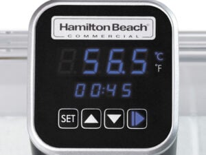 Betjeningspanel på Hamilton Beach AcuVide 1000 HSV1000-CE