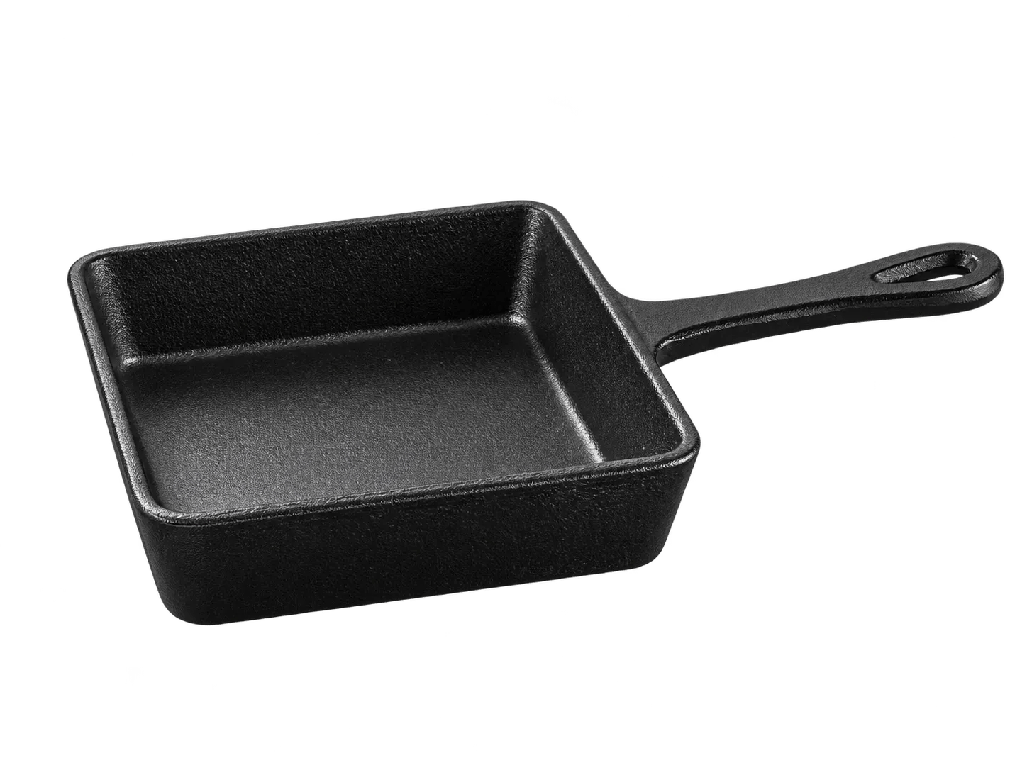 Mini serveringspande 136x136 mm støbejern