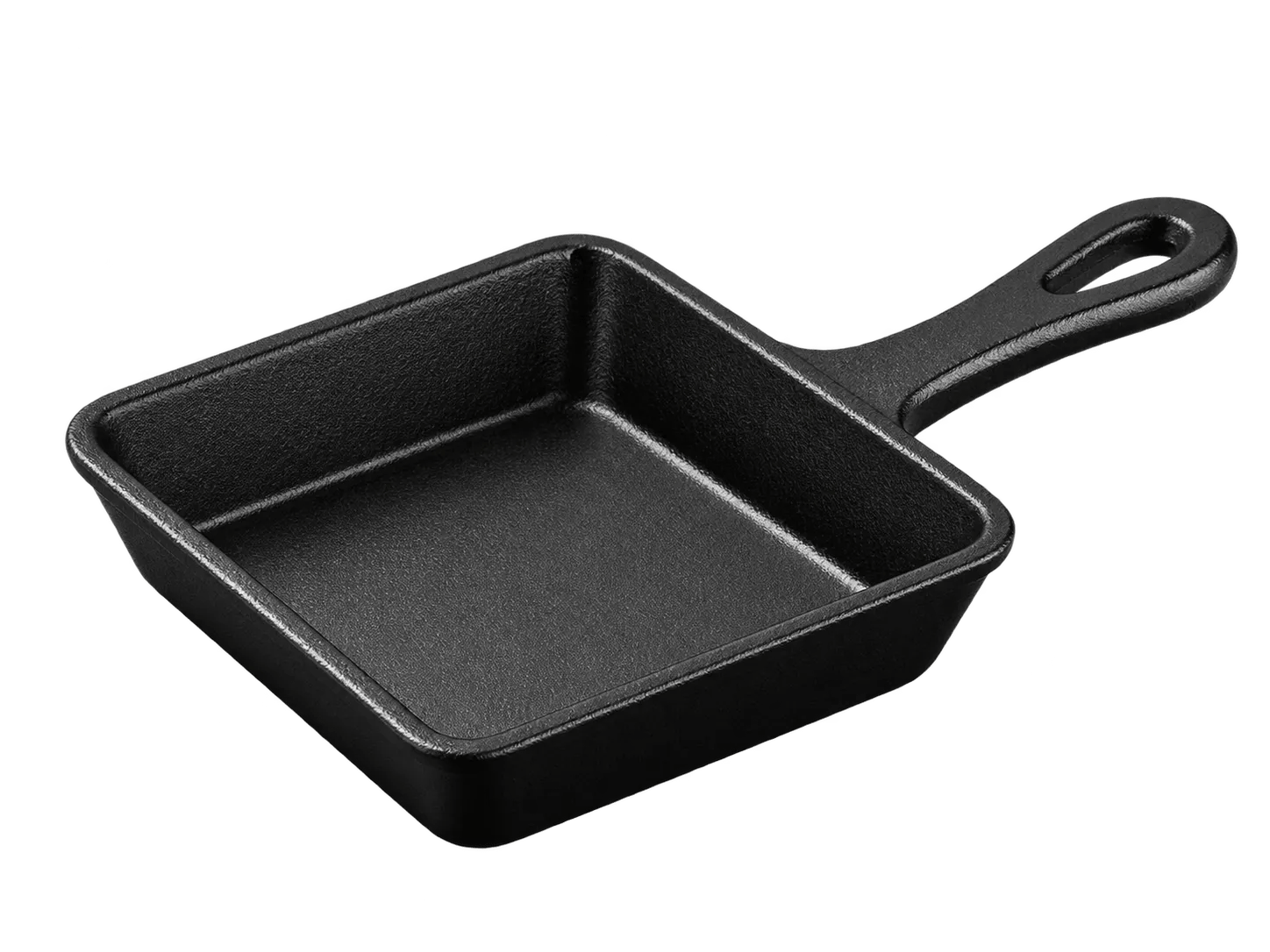 Mini serveringspande 127x105 mm støbejern