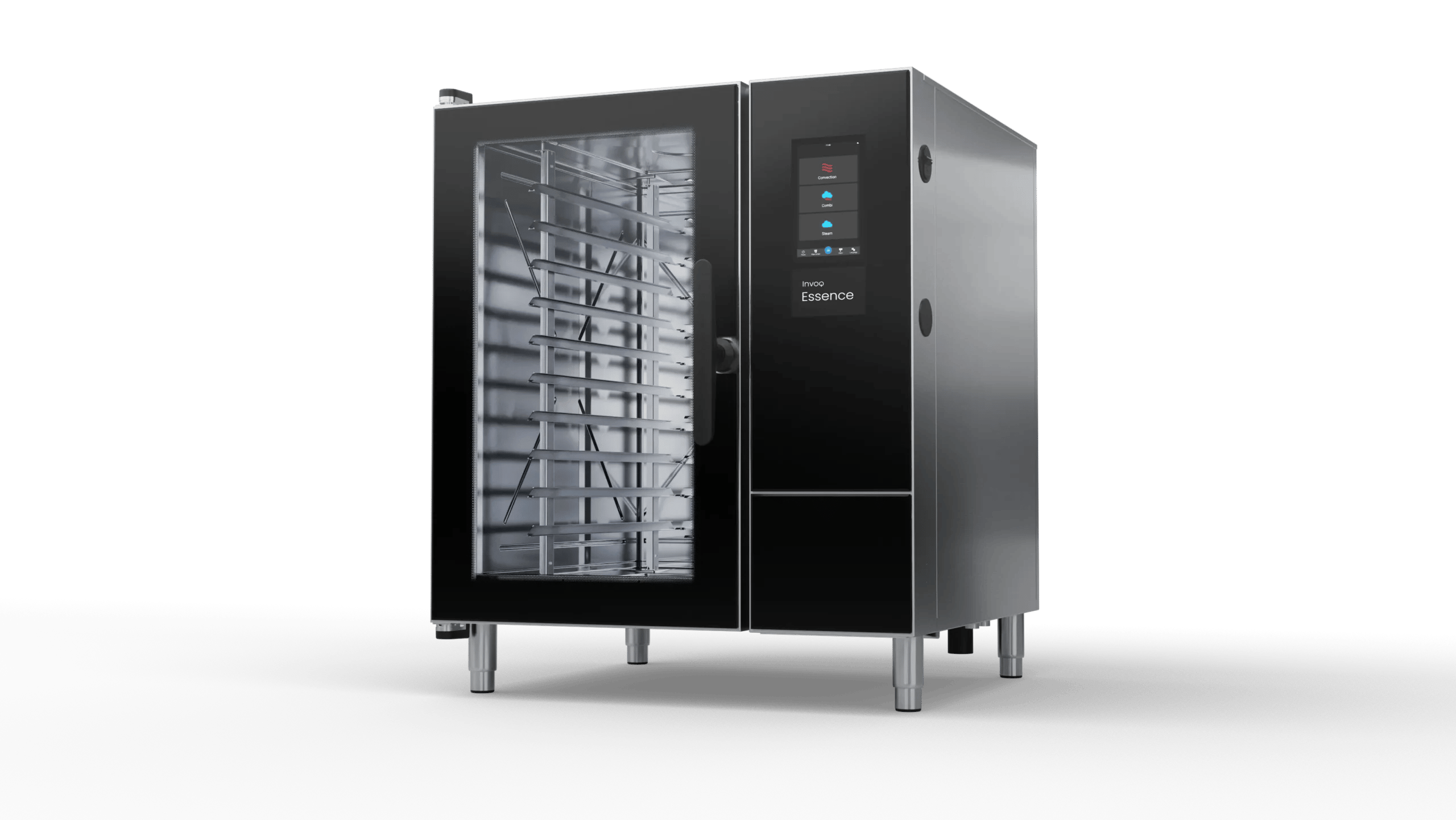 Hounø kombiovn 10-1/1 GN set forfra med glasdør og touchpanel