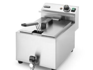Profi Line Frituregryde med afløbsventil, 8 l, lys grå, 230V/3500W, 305x515x(H)350mm - Billede 7