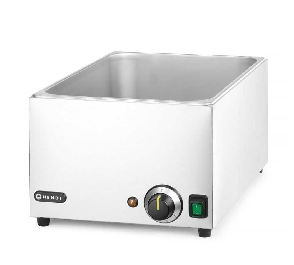 Kitchen Line bain-marie, 230V/1200W, 340x540x(H)250mm, GN 1/1 beholder, rustfrit stål - Billede 6