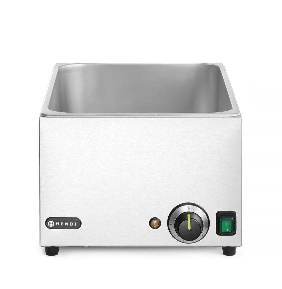 Kitchen Line bain-marie, 230V/1200W, 340x540x(H)250mm, GN 1/1 beholder, rustfrit stål - Billede 5